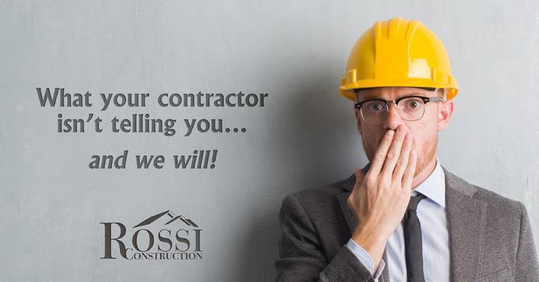 What Your Contractor Isn't Telling You